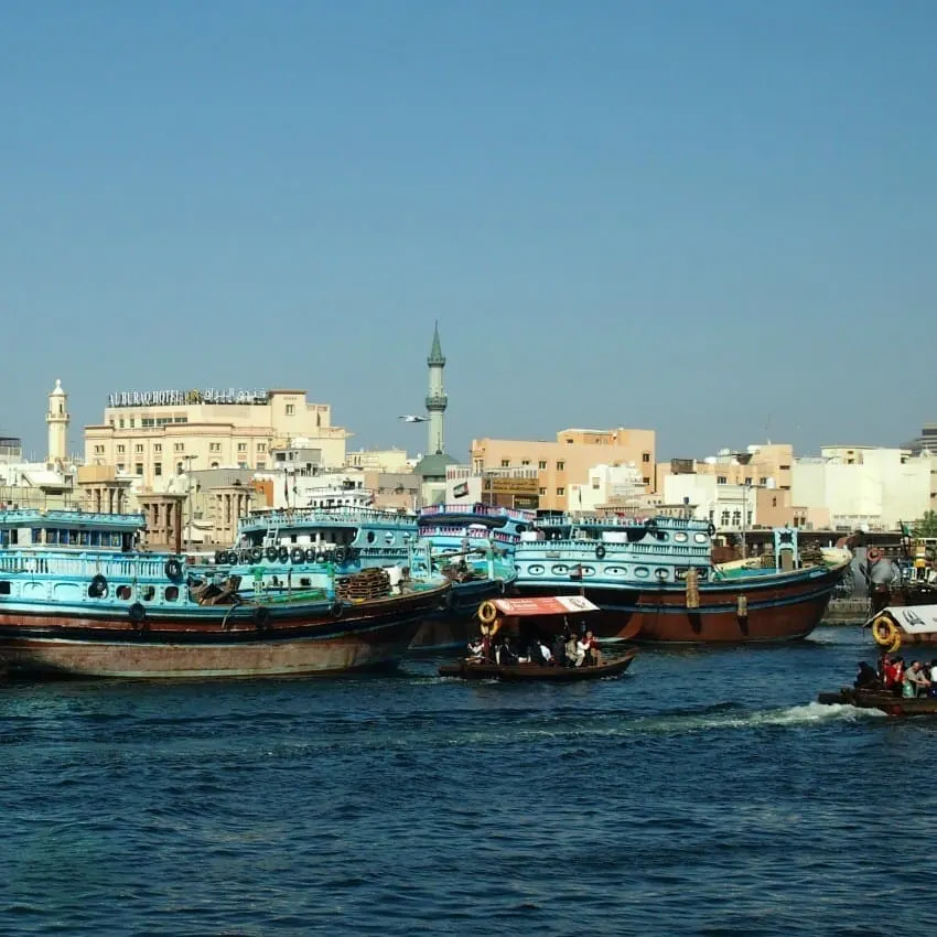 Dubai Creek boats and ferries blog