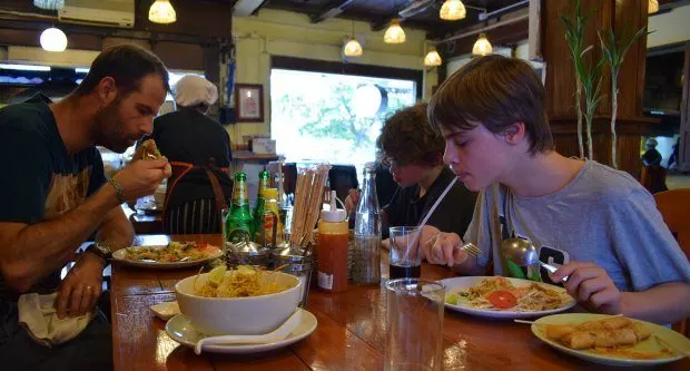 Dinner in Chiang Mai Thailand