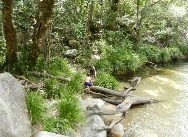 Safe swimming near Port Douglas, Mossman Gorge