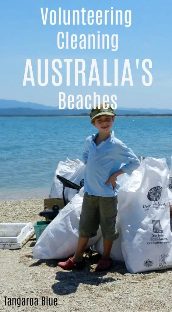 Volunteering cleaning beaches Australia Tangaroa Blue