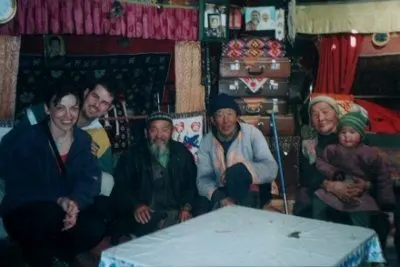 Tea with Mongolian nomads