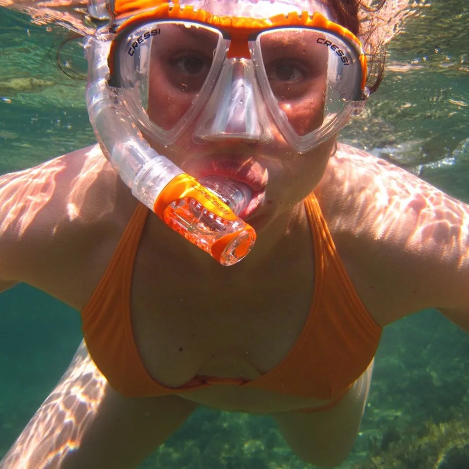 snorkelling on the great barrier reef