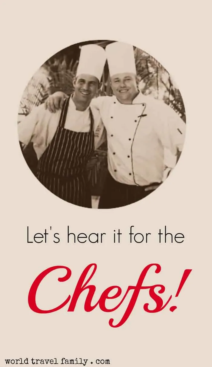 Lets hear it for the Chefs at Christmas
