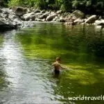 swimming at Mossman Gorge