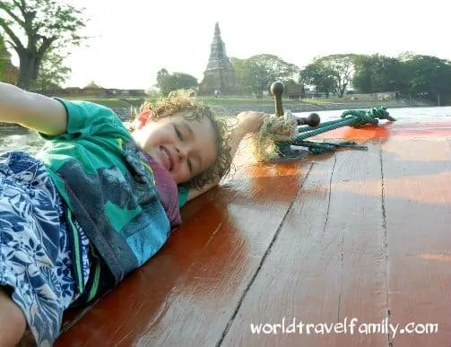 river cruise ayutthaya thailand