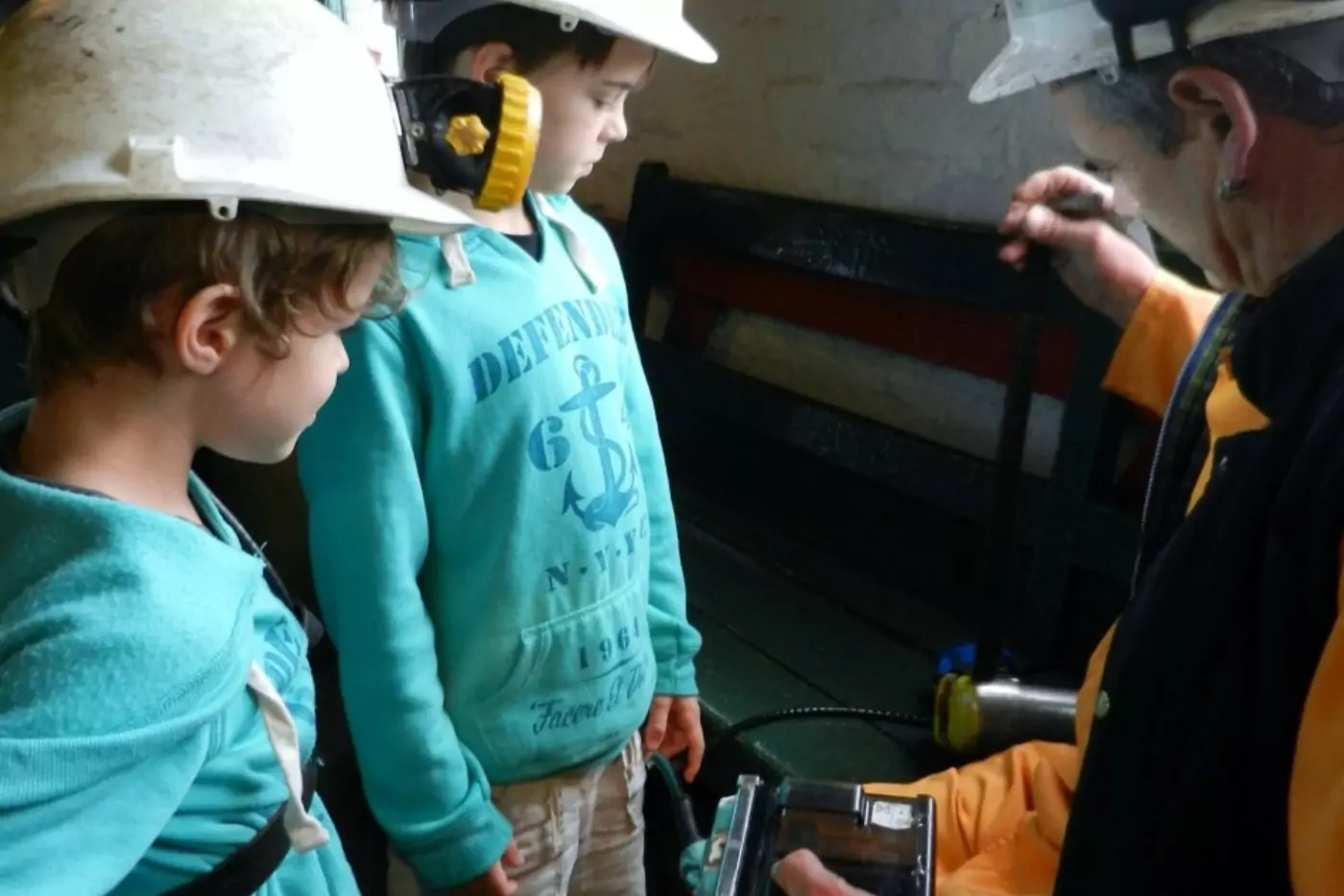Taking kids to Big Pit Mining Museum