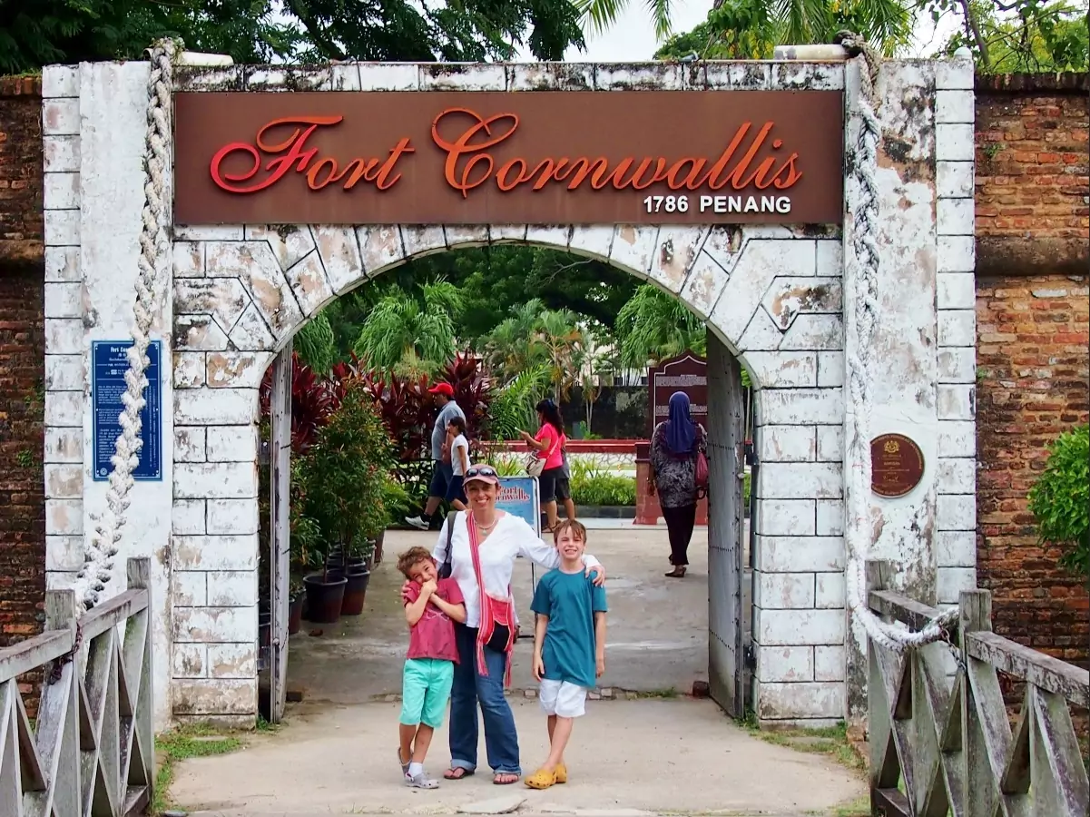 Fort Cornwallis visiting