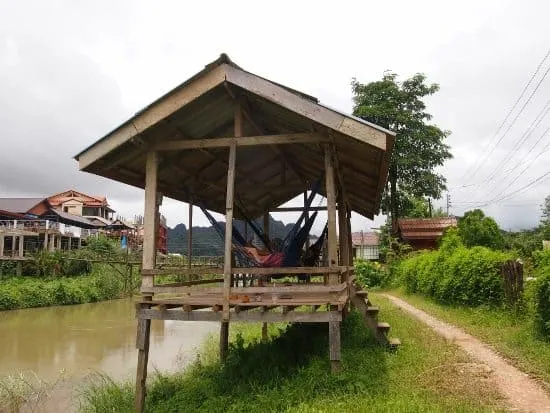 Vang Vieng Hammock Nam Song River