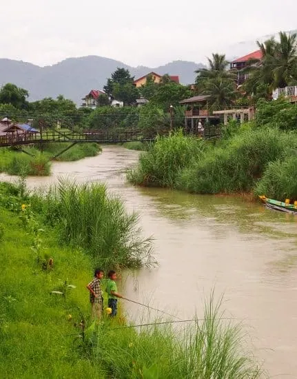 Vang Vieng Laos from Thailand