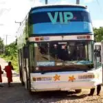 The bus from Vang Vieng to Luang Prabang Laos