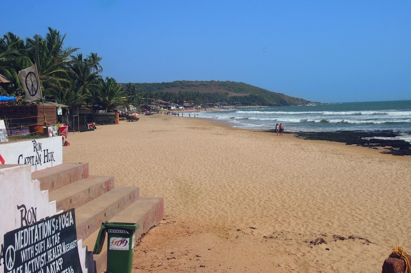 golden sand beach in goa india