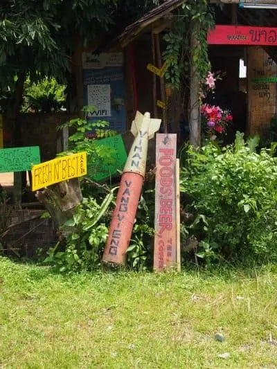 bombing in Laos COPE visitor centre Vientianne