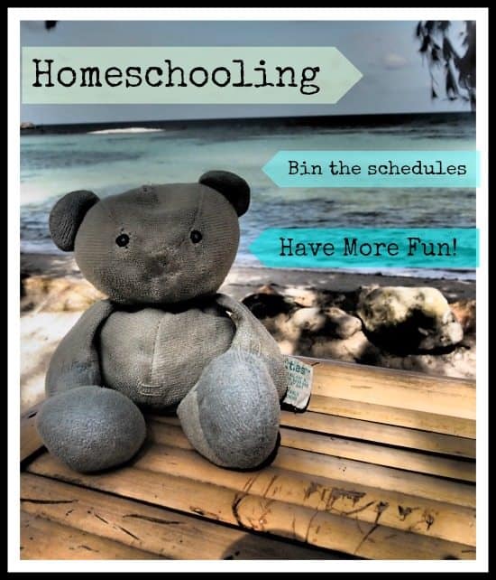 homeschooling schedule while travelling