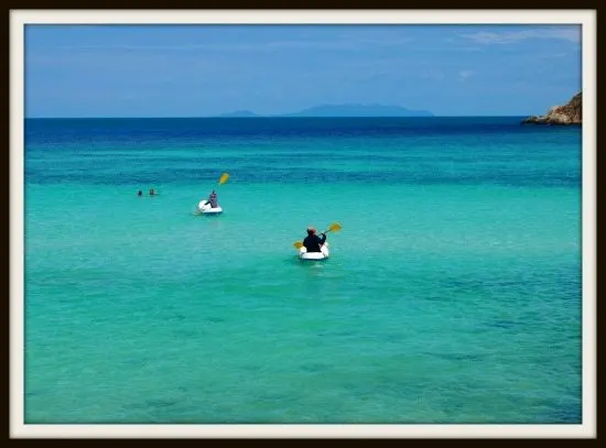 Thai beaches with children 