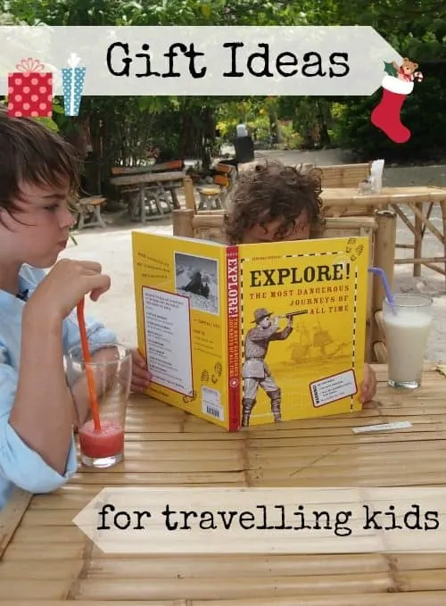 Best travel gifts for kids and families from a family that's been travelling 3 years. Gifts to take on the road and gifts to keep at home to inspire wanderlust.