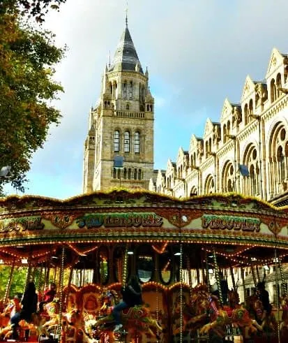 Christmas carousel London