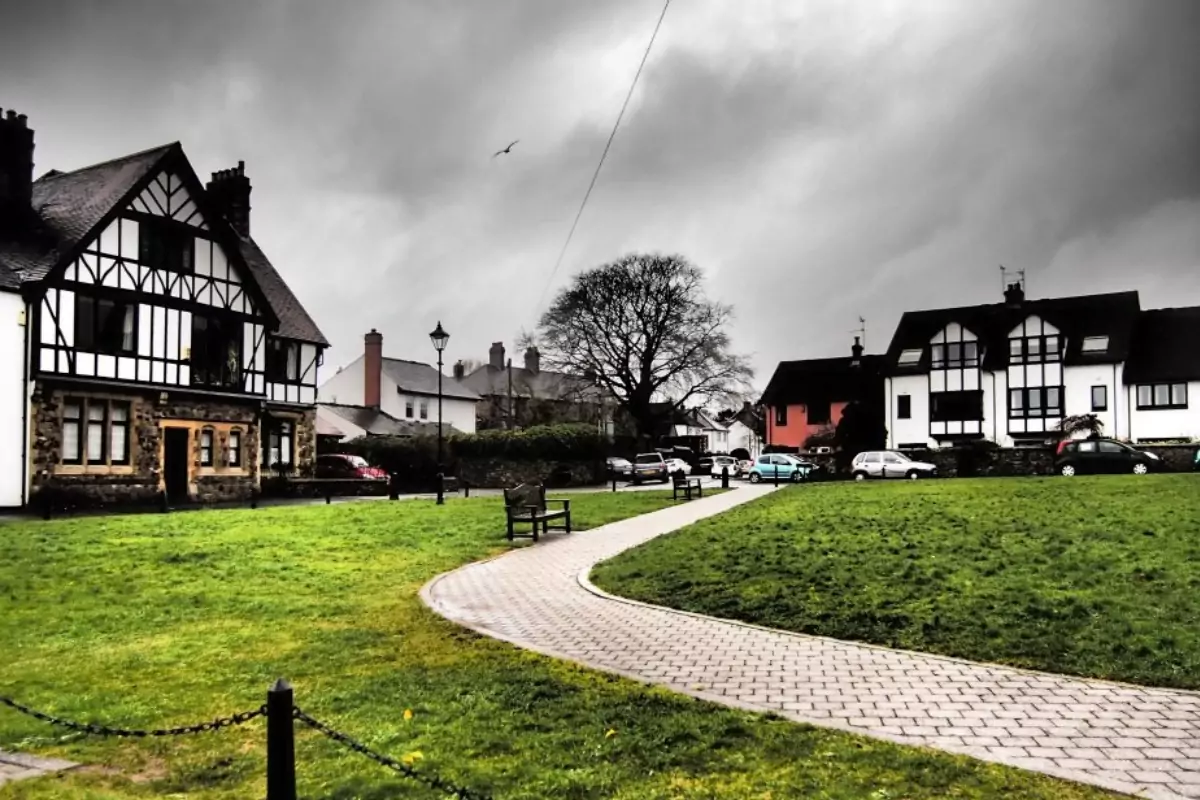 Leadworth village common Llandaff Wales