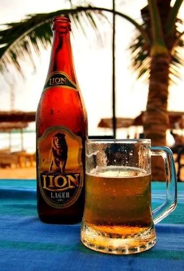 Sri Lankan lion beer is good