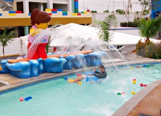 Lego build a raft River Legoland water park Malaysia review