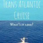 transatlantic cruise cruising ship