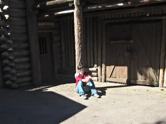 Relaxing between rides to beat queues at Disney