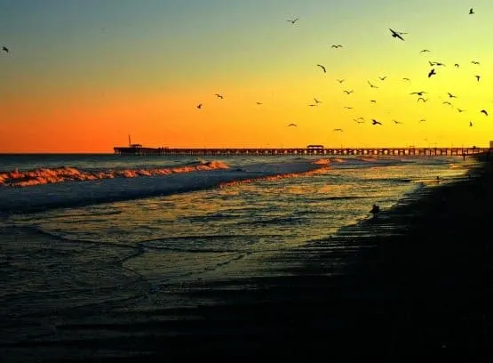 Myrtle beach USA sunset