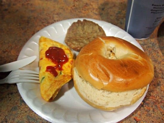 Hotel breakfast in USA