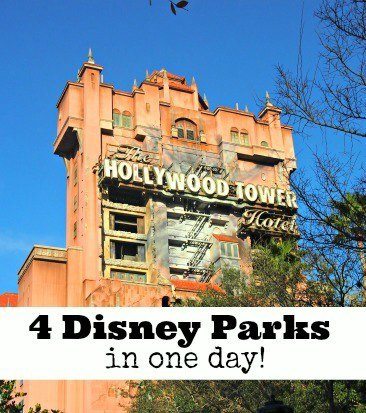 Disney world four parks in one day