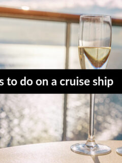 Things to do on a cruise ship