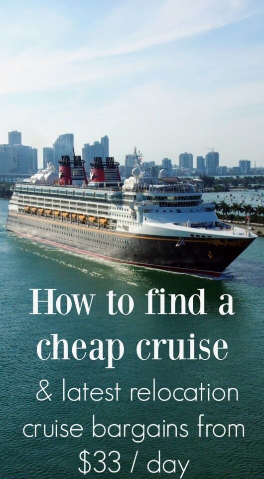 Finding Cheap Cruises ( & Repositioning Cruises)