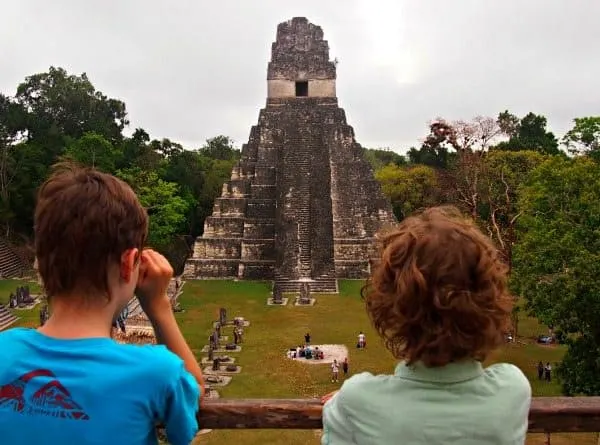 tikal with kids