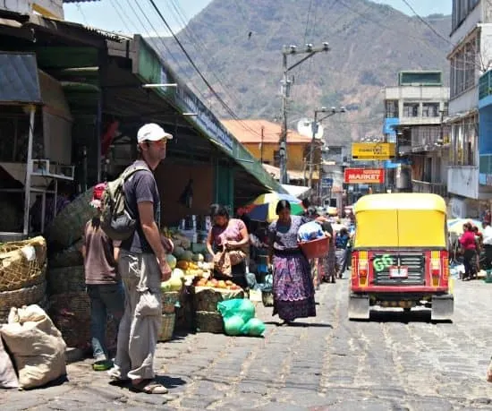 San Pedro La Leguna Mayan market