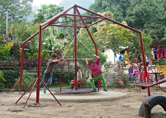 Antigua to San Pedro la Leguna. Playground in San Marcos