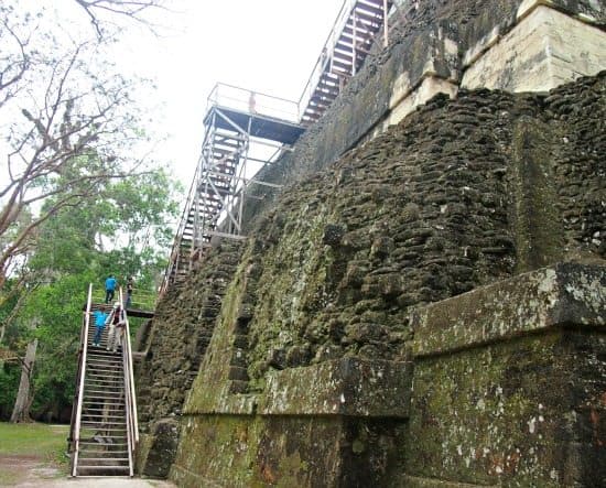 Guatemala Tikal with kids. Steps are Ok for kids