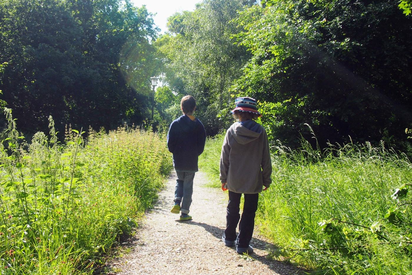 Kids going to forest school in London