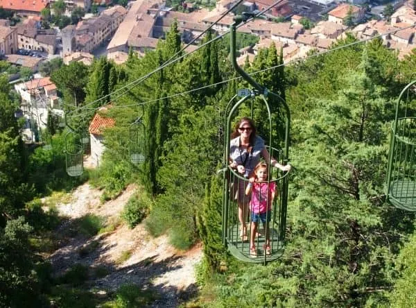 Gubbio Funivia Cable Car Italy