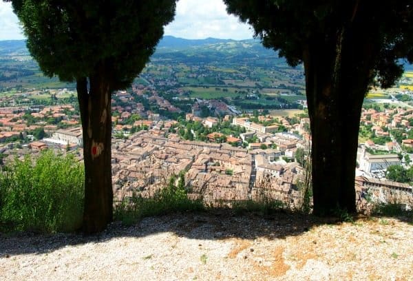 View of Gubbio Umbria