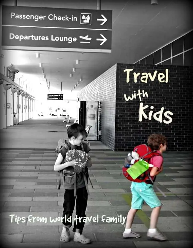Travel with kids blog tips world travel family