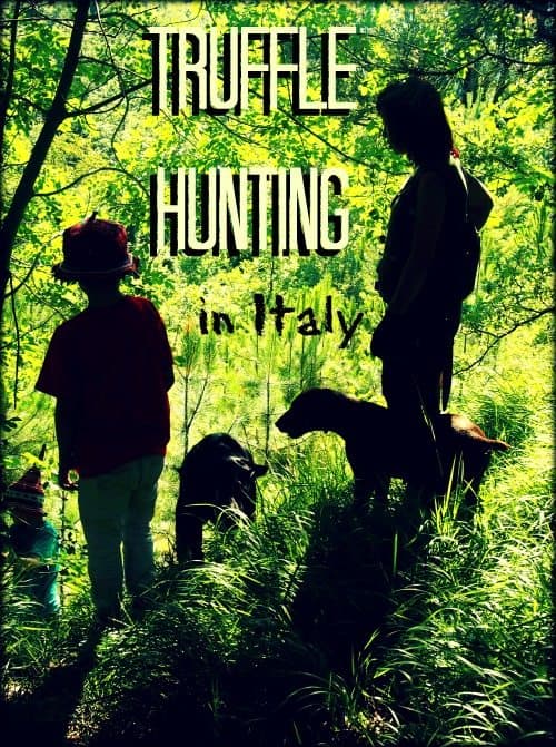 truffle hunting in Italy
