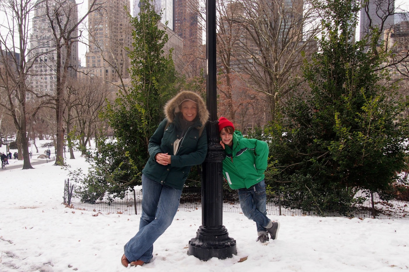 New York in Winter Snow