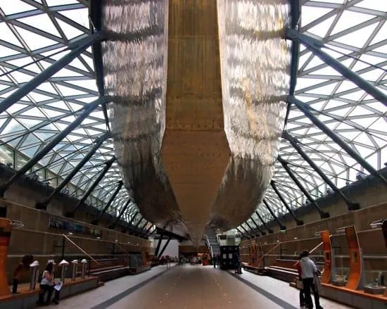 Beneath the cutty sark