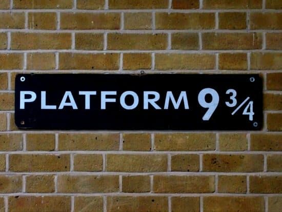 Platform 9 3/4 kings cross london