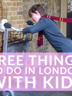 Free Things To Do in London With Kids Guide Harry Potter Station