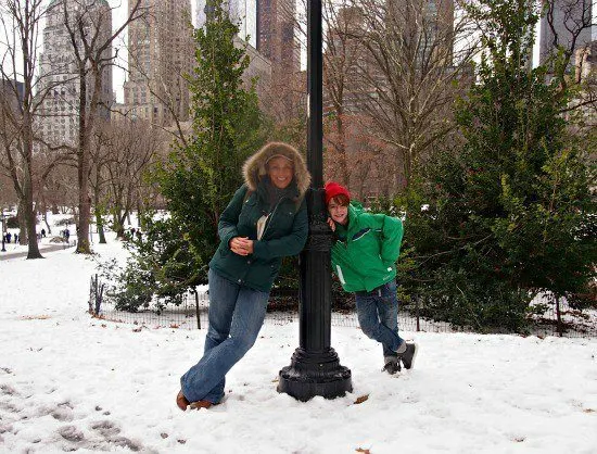 winter in new york. Family travel blog and travelling family adventures.