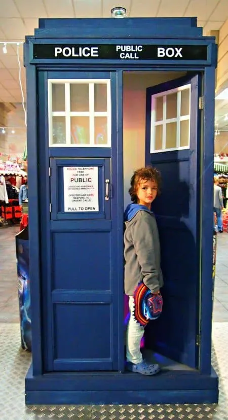 Tardis London for kids