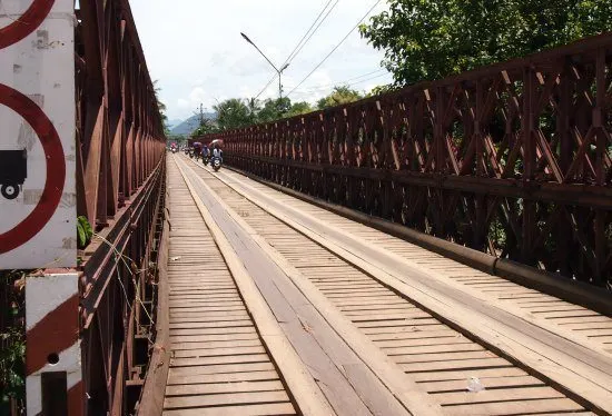 Luang Prabang Laos. The Old Bridge