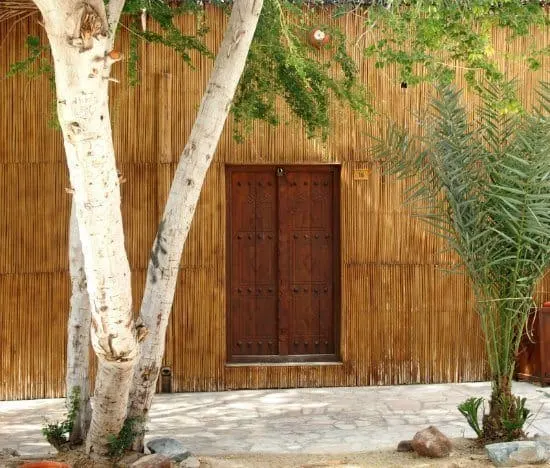 Dubai Cultural Tour and Al Fahimi, Old Dubai. Doors in traditional walls.