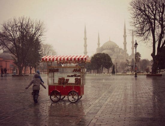 Istanbul in snow
