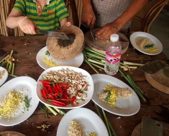 Khmer cooking course in Battambang Cambodia