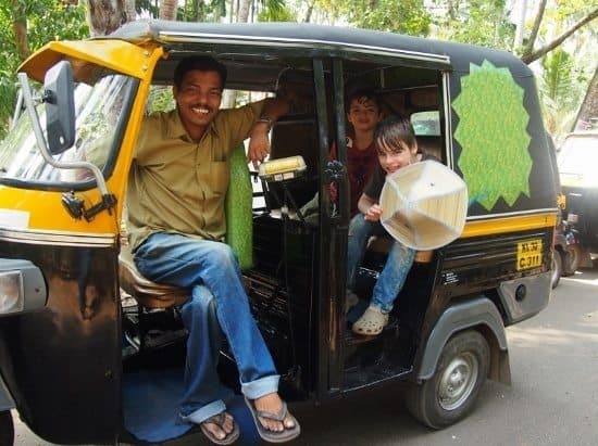 Cochin Rickshaw ride